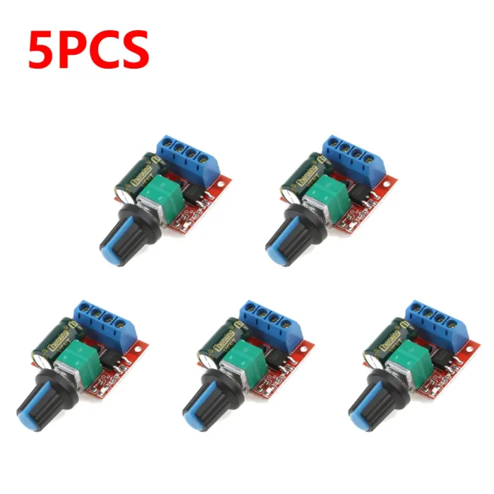1-5pcs%205A%2090W%20PWM%20DC%20Motor%20Speed%20Controller%20Module%20Voltage%20Regulator%20Adjustable%20Drive%20Module%20LED%20Dimmer%20Power%20Controller%20-%20Image%207