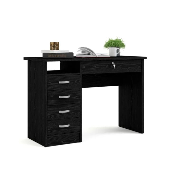 ROGER%20%E2%80%93%20Black%20Work%20Table%20with%20five%20Drawers%20-%20Image%202