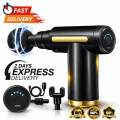 Mini Electric Massage Gun Portable Deep Tissue Massage Gun - Pain Relief USB Rechargeable Body Massager Message Gun Body Muscle Relief Massage Gun Fitness Portable Fascial Gun.