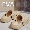 Fashion Summer Couple Style Toe Wrap Sandals Platform Non-slip Flip-flop For Men Women Outdoor Beach Shoes Men's Home Slippers. 
