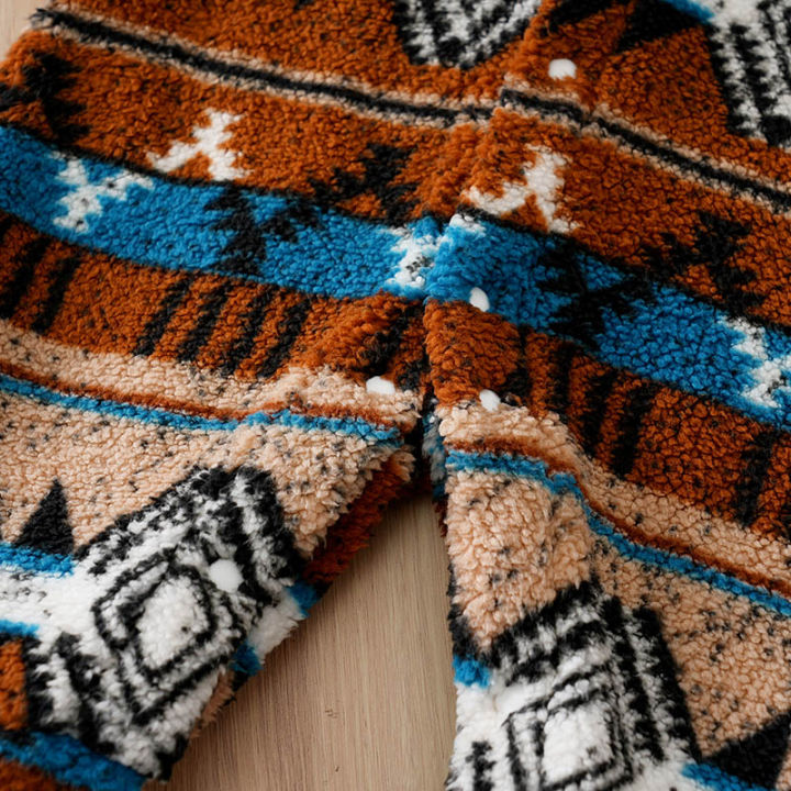 Newborn%20Baby%20Romper%20Winter%20Christmas%200-18%20months%20Grid%20Ethnic%20Fair%20Isle%20Style%20Hooded%20with%20Ears%20Long%20Sleeve%20Newborn%20One%20Piece%20Suit%20-%20Image%205