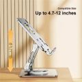 360° Rotation Universal Phone Tablet Holder Foldable Desktop Lazy Stand For iPhone 16 iPad Samsung Galaxy Tab Xiaomi Pad Mount.