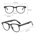 Korean fashion anti-light anti-blue radiation glasses square glasses men and women. 