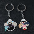 Hot Anime Jujutsu Kaisen Keychain Necklace Gojo Satoru Fushiguro Megumi Figure Enamel Pendant Keyring Cosplay Props Jewelry .