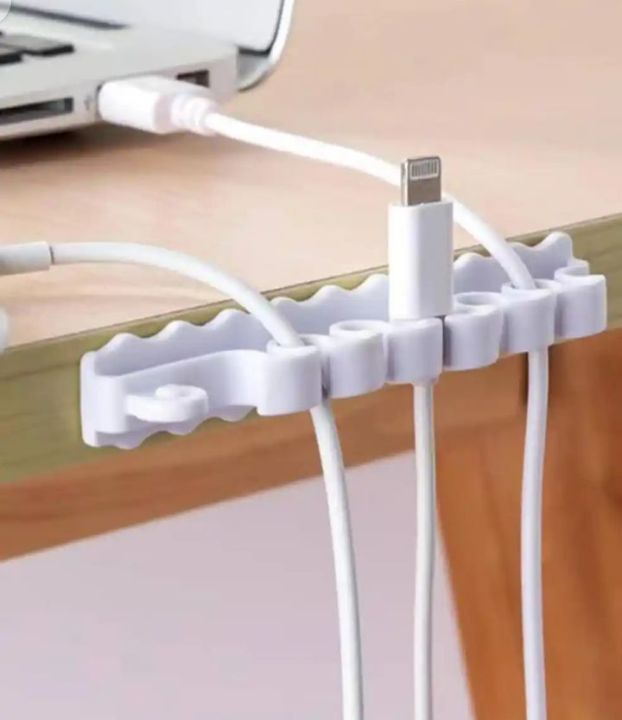 Cable Organizer 5 Ports / 5 Holes Wire Winder For Charger & Computer ...