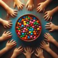 CANDYLAND Buttons Premium Milk Chocolate Rs:30. 