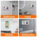 Fixed Universal Waterproof and Anti-fog Mobile Phone Case for Bathroom Shower Phone Holder Waterproof Can Touched Shower Phone. 