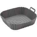 Reusable Airfryer Pan Liner Accessories Silicone Air Fryers Oven Baking Tray Pizza Chicken Airfryer Non-stick Silicone Mould.