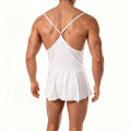 Sleep Nightdress Slip Dress Man Lingerie Men Nightgown Crossdresser Sissy Backless Mini Spaghetti Strap Sundress Homewear.