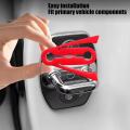 4pcs Car Door Lock Shock Pad Silicone  Shock Absorption Pad Noise Reduction Car Silicone Door Latch Protective Cover for Suv. 