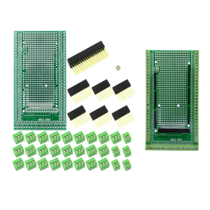 Compatible With MEGA2560 Double-side PCB Prototype Screw Terminal Block ...