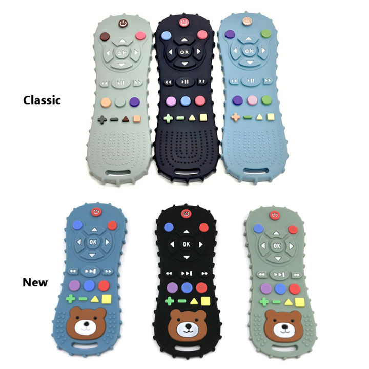Novelty%20Silicone%20Simulation%20TV%20Remote%20Control%20Shape%20Soothing%20Toy%20Baby%20F%20-%20Image%206