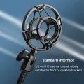 Shock-proof Microphone Mount Plastic Studio Mic Holder Stand Clip For Large Diaphram Condenser Shockproof Mike Bracket. 