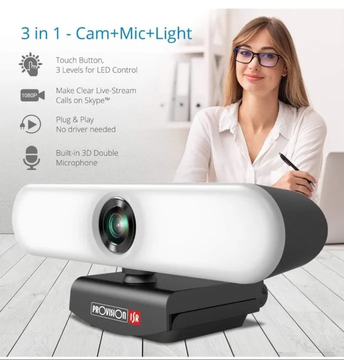 PROVISION%20Webcam%20(Amazon%20UK)%20with%20Light%20Professional%20Cam%20with%20Adjustable%20Light%20Levels%20Full%20HD%201080p%20with%20Built-in%20Noise%20Reduction%20Mic%20-%20Image%207