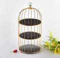 storage rack serving bird cage 2 layers and 3 layers  stand serving tray. 