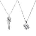 Anime Jujutsu Kaisen Satoru Gojo Fushiguro Megumi Cosplay Necklace Keychain Cosplay Jewelry s.