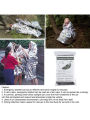 130x210cm Foil Mylar Thermal Blanket Keeps You Warm Emergency Thermal Blanket Retain Body Heat Emergency Supplies for First Aid. 