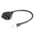 3 Pin to OBD2 Fault Code Scanner Motorcycle Diagnostic Cable Fit for Yamaha X MAX N MAX MT-125. 