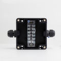 Black Box Outdoor Waterproof Case Plastic Box Electronic Project Case Instrument Waterproof Junction Box Housing.