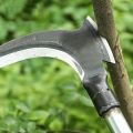 1PC High Manganese Double Scythe Steel Grass Sickle Multi Functional Lawn Mower Cutting Trees Sickle Outdoor Agricultural Tools. 