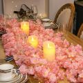 2M 20LEDs Cherry Blossom String Light Garland Artificial Flower Vines Fairy Lights for Bedroom Wedding Party Holiday Decoration home decoration item. 
