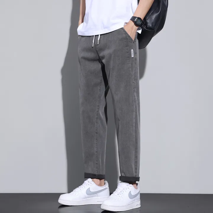 Men's%20Loose%20Straight%20Elastic%20Waist%20Jeans%202026%20New%20Spring%20Summer%20Trendy%20Stretch%20Long%20Pants%20Casual%20Versatile%20Jeans%20Male%20-%20Image%202