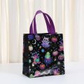 4-Piece Cartoon Printed Halloween Candy Packaging Bags For Holiday Party Party Shopping Bags Handheld Non-woven Bags.
