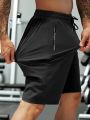 Summer Men's Casual Sports Shorts Fitness Running Beach Clothes Short Pants Cargo Ice Silk Man Quick-Dry Sportswear Woman Gym.