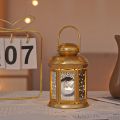 Ramadan LED Candle Lantern – Decorative Moonlight Lamp for Eid Mubarak, Battery Operated Hanging Night Light. 