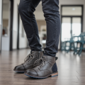 Size 7-13 Ankle Boots For Men Men's Leather boots Brand Boot for men #AL605.