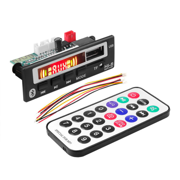 KEBIDU%20Bluetooth%205.0%20MP3%20WMA%20Decoder%20Board%20Wireless%20Car%20Radio%20Module%20DC%2012V%20MP3%20Player%20USB%20TF%20FM%20Car%20Music%20Player%20Accessories%20-%20Image%207