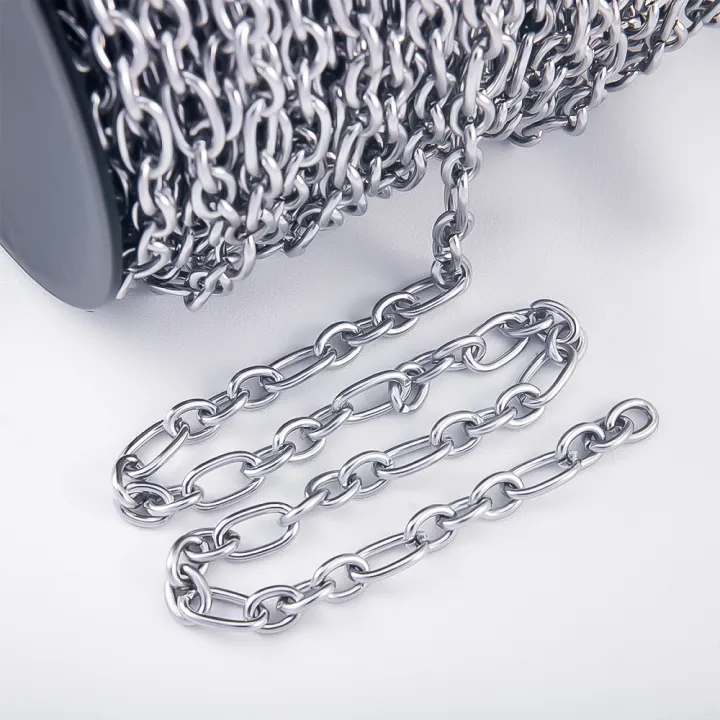 0.5Meter%201Meter%20Stainless%20Steel%20Round%20Cross%20Open%20Ring%20Chain%20for%20DIY%20Necklace%20Bracelet%20Jewelry%20Making%20Body%20Chain%20-%20Image%207