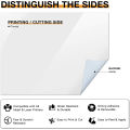10 Sheets A4 Glossy Waterproof Vinyl Sticker Paper for Inkjet Printers, Self-Adhesive, 8.3 x 11.7 Inches. 