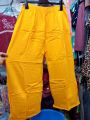 ladies china linen fabric plazzo for regular use. 