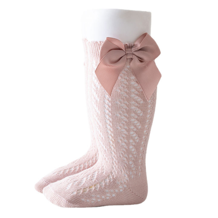 Summer%20Baby%20Girls%20Socks%20Toddlers%20Bow%20Long%20Sock%20Kids%20Knee%20High%20Soft%20Cotton%20Mesh%20Spanish%20Children%20Breathable%20Socks%20For%200-5Years%20-%20Image%206