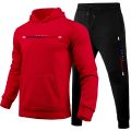 Mens Tracksuit Casual Printing Sweatshirt Sweatpants 2 Pcs Set Sports Jogging Mens Clothing Fitness Hoodies Sportswear Outfits. 