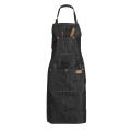 Denim Apron Salon Working Clothes Barber Cloth Kitchen Cooking Grill Restaurant Bar Shop Cafes Baking Beauty Nails Uniform.