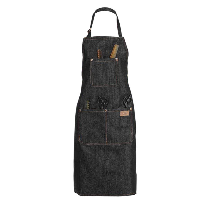 Denim%20Apron%20Salon%20Working%20Clothes%20Barber%20Cloth%20Kitchen%20Cooking%20Grill%20Restaurant%20Bar%20Shop%20Cafes%20Baking%20Beauty%20Nails%20Uniform%20-%20Image%208