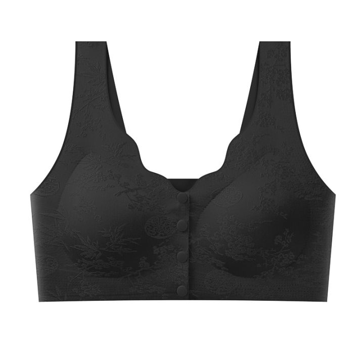 Comfortable%20Daisy%20Bras%20for%20Older%20Women%20Breathable%20Convenient%20Front%20Close%20Button%20Cotton%20Bras%20No%20Underwire%20Plus%20Size%20-%20Image%207