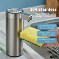 Kitchen Soap Machine Automatic Sensor Out of Hand Sanitizer Smart Electric Body Wash Soap Dispenser 304 Stainless Steel. 