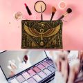 A Egyptian Makeup Bag - Cute Multi-functional Zipper Pouch for Women, Jewelry Storage Bag,.
