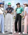 Plus size Women Ankle-Length Wide Leg Pants Casual Summer Solid Elastic Waist Loose Ice Silk Pants Spring Summer Female Trousers.