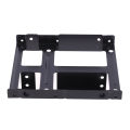 Desktop 2.5 To 3.5 Hard Drive Dual Desktop SSD Mounting Bracket Internal Adapter. 