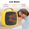 Fan Heater Portable Small Hot Air Blower 500W Heating Fan Fast Heating Lightweight Desktop Mini Space Heater for Home Office. 