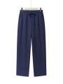 Men's Casual Straight Trousers Summer Autumn Breathable Solid Color Long Pants Drawstring Fitness Sweatpants Men Streetwear. 