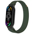 Nylon Breathable Strap for Xiaomi Mi Band 8 9 Wristband Bracelet Metal Head Particles Summer Replacement Belt. 