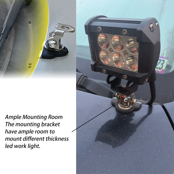 LED%20Light%20Bar%20Mounting%20Bracket%202PCS%20Universal%20Adjustable%20Pillar%20Hood%20Led%20Work%20Light%20Mount%20Bracket%20Clamp%20Holder%20for%20Off%20Road%20Truc%20-%20Image%205