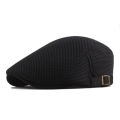Men Mesh Newsboy Caps British Painters Hats Spring and Summer Ventilate Berets Adjustable Flat Cap Hip Hop Berets. 