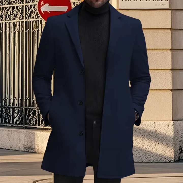 Men's%20Wool%20Pea%20Coat%20Solid%20Color%20Lapel%20Collar%20Single%20Breasted%20Jacket%20Warm%20Mid%20Length%20Winter%20Trench%20Coat%20-%20Image%206