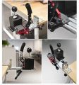 Aluminum USB Handbrake for PC SIM Racing, Fit  G25/G27/G29, T500, FANATEC, with Clamp (PC Only) ﻿. 